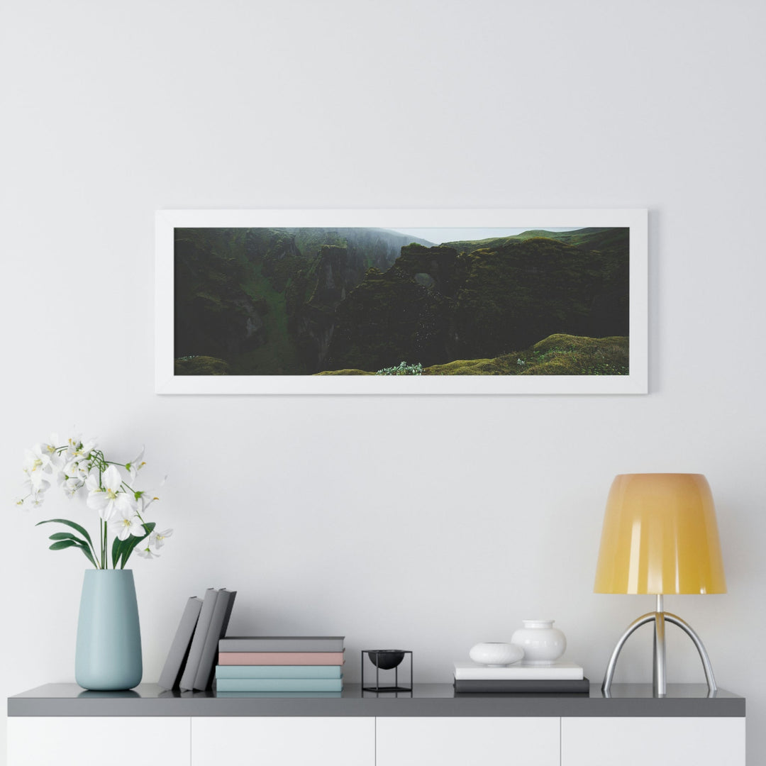 Mystical Canyon - Framed Print - Visiting This World