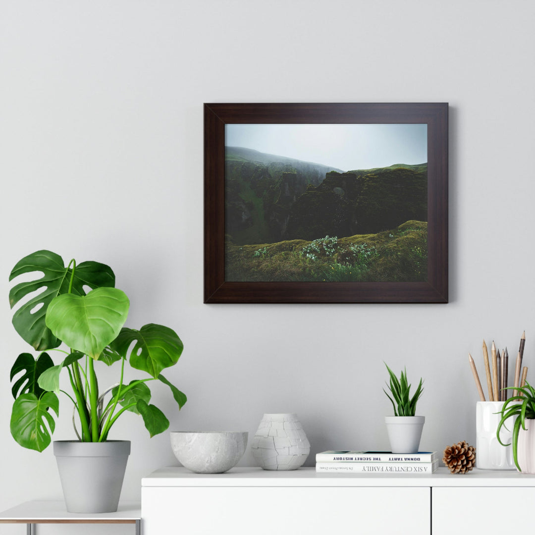 Mystical Canyon - Framed Print - Visiting This World