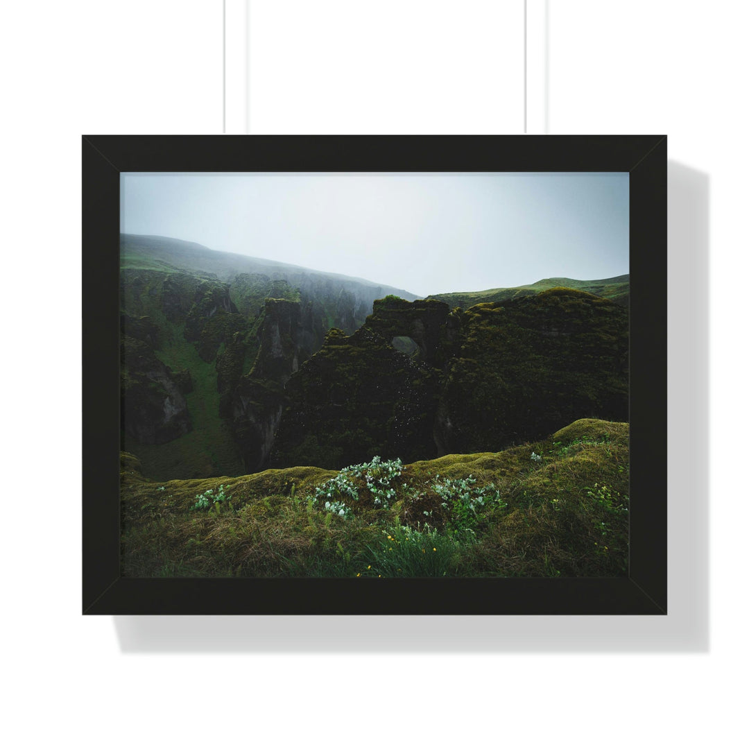 Mystical Canyon - Framed Print - Visiting This World