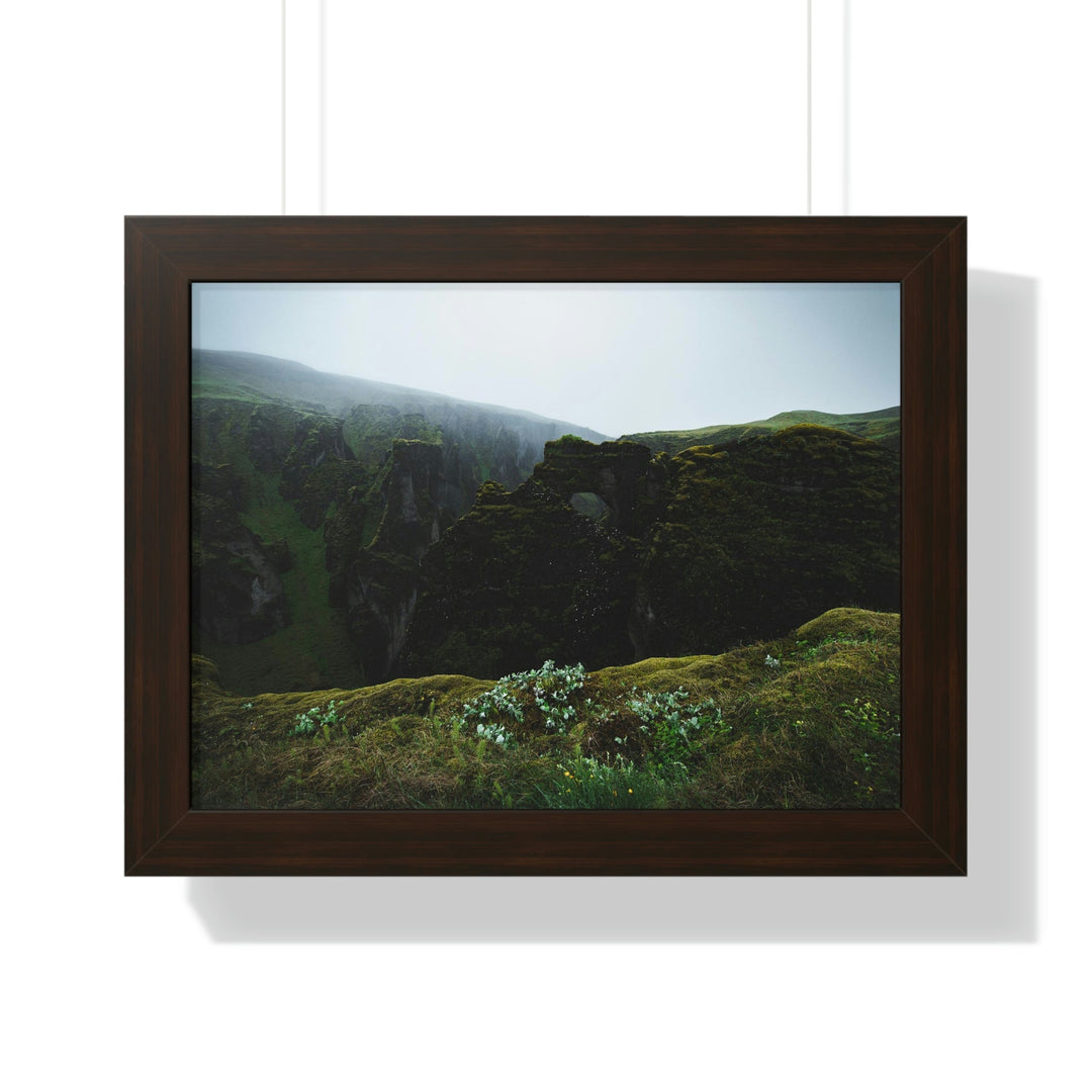 Mystical Canyon - Framed Print - Visiting This World