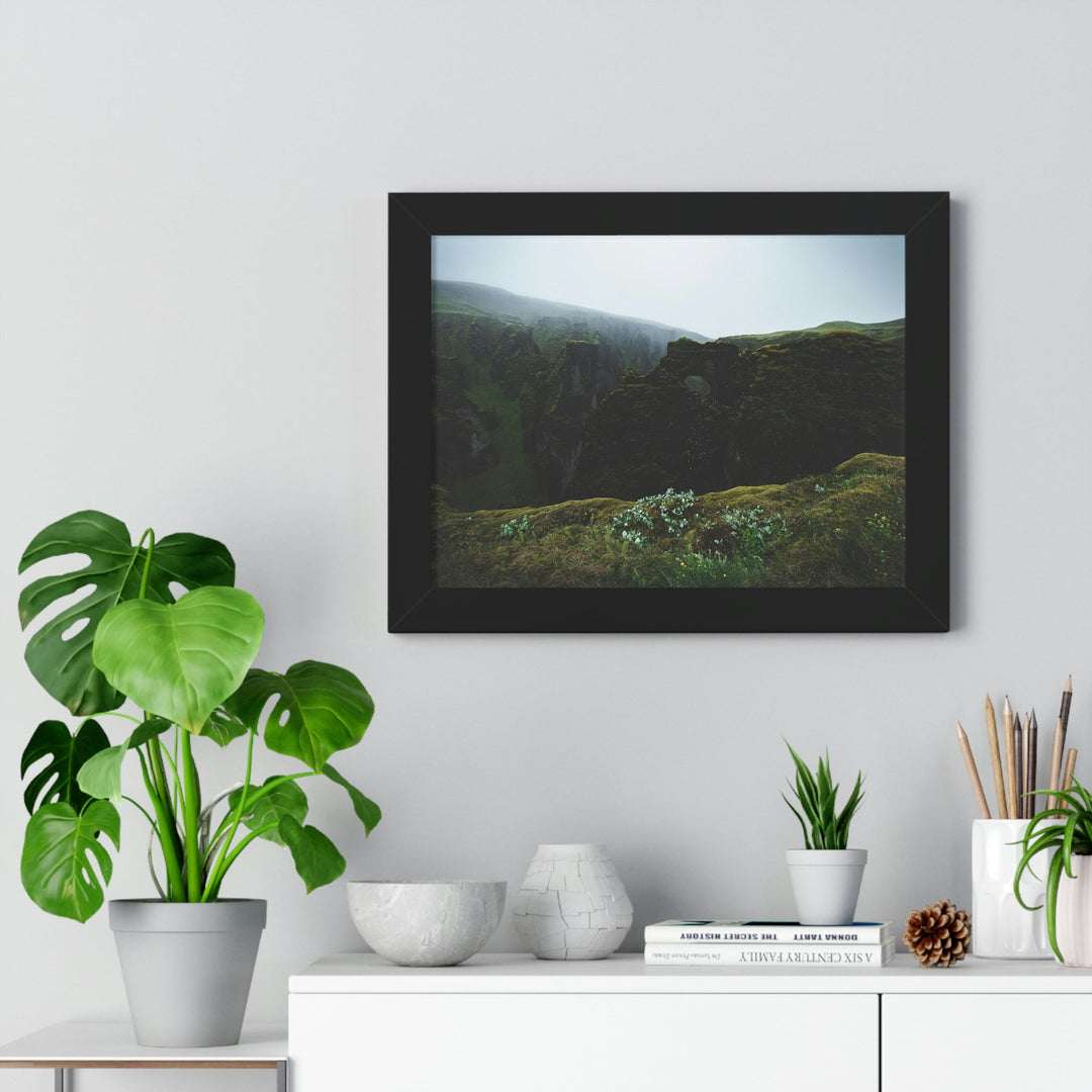 Mystical Canyon - Framed Print - Visiting This World