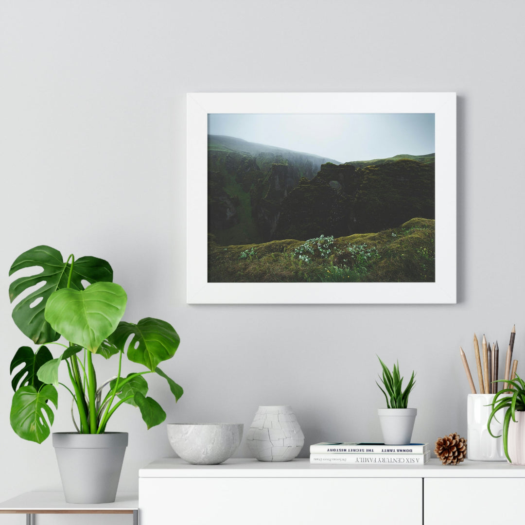 Mystical Canyon - Framed Print - Visiting This World