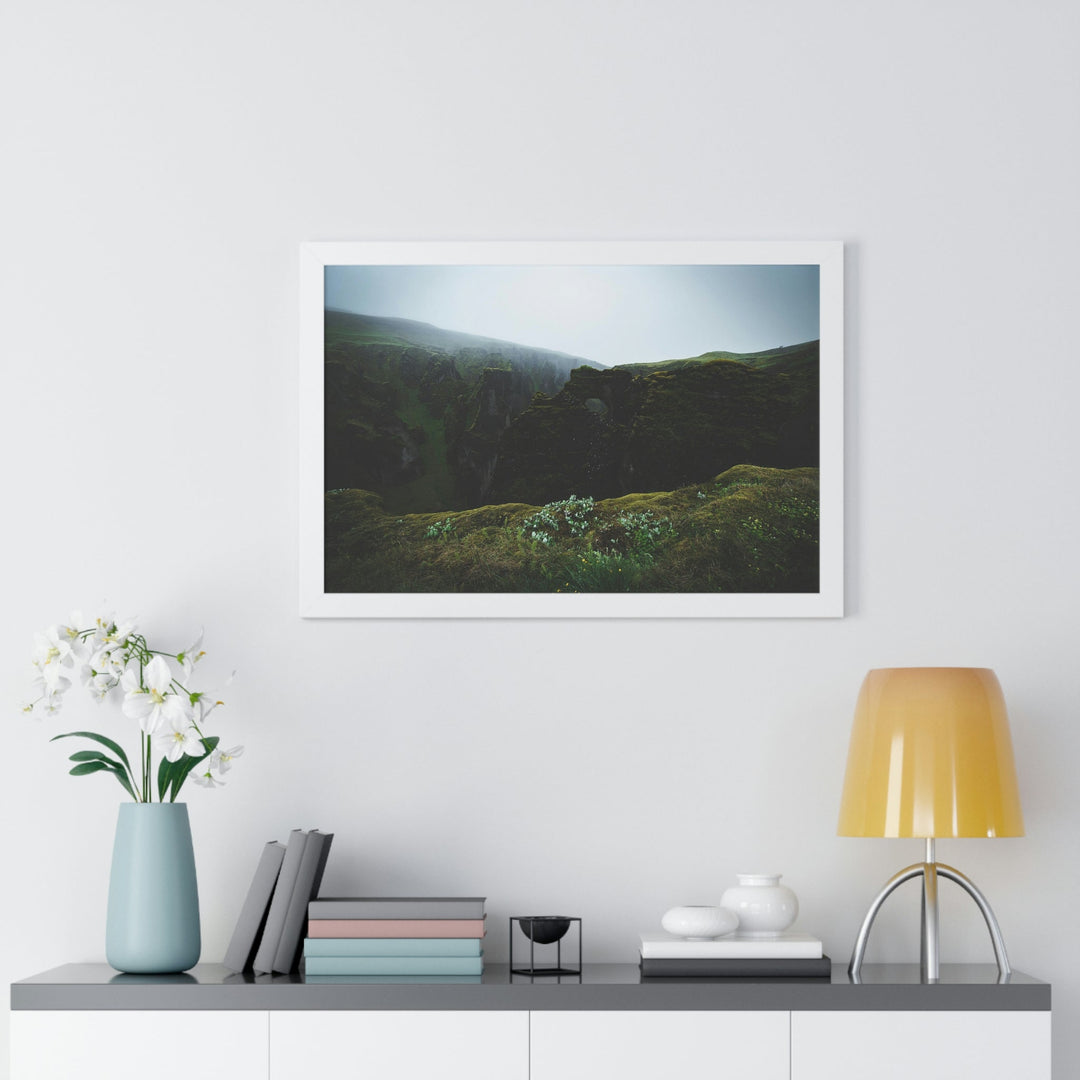 Mystical Canyon - Framed Print - Visiting This World