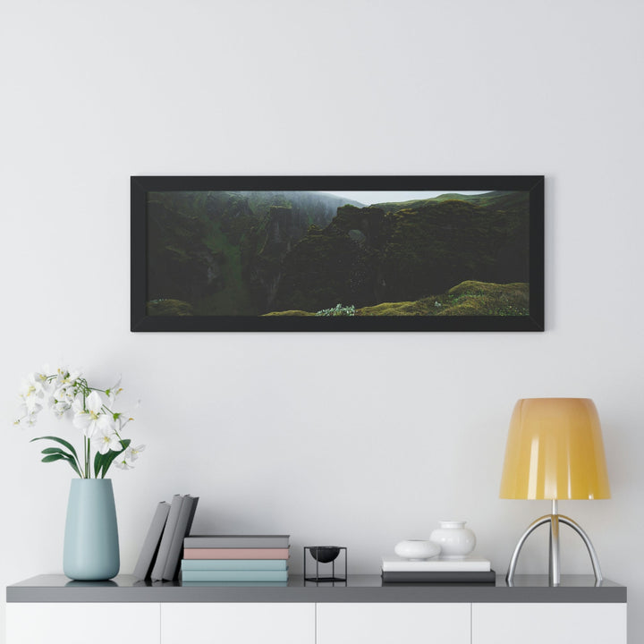 Mystical Canyon - Framed Print - Visiting This World