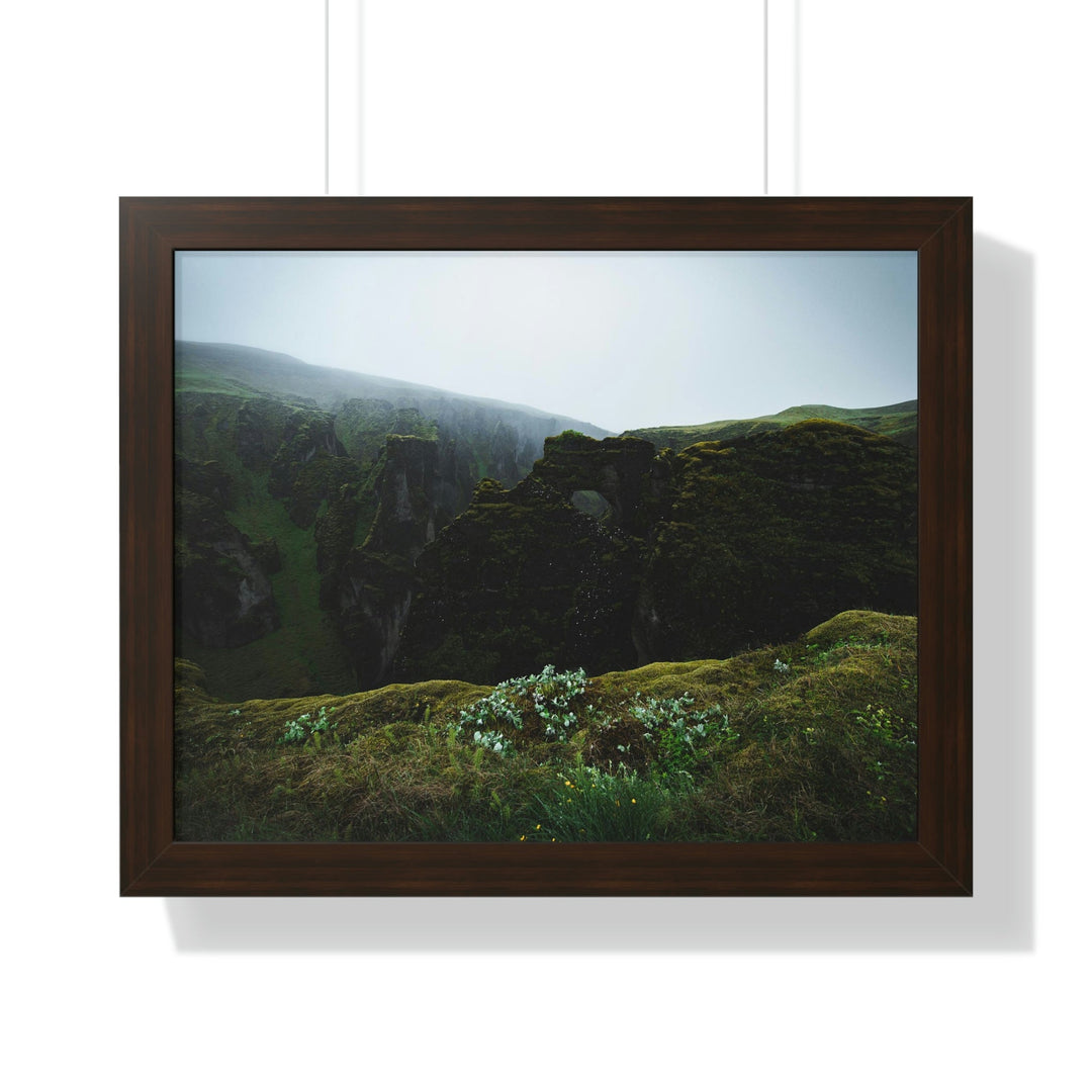 Mystical Canyon - Framed Print - Visiting This World