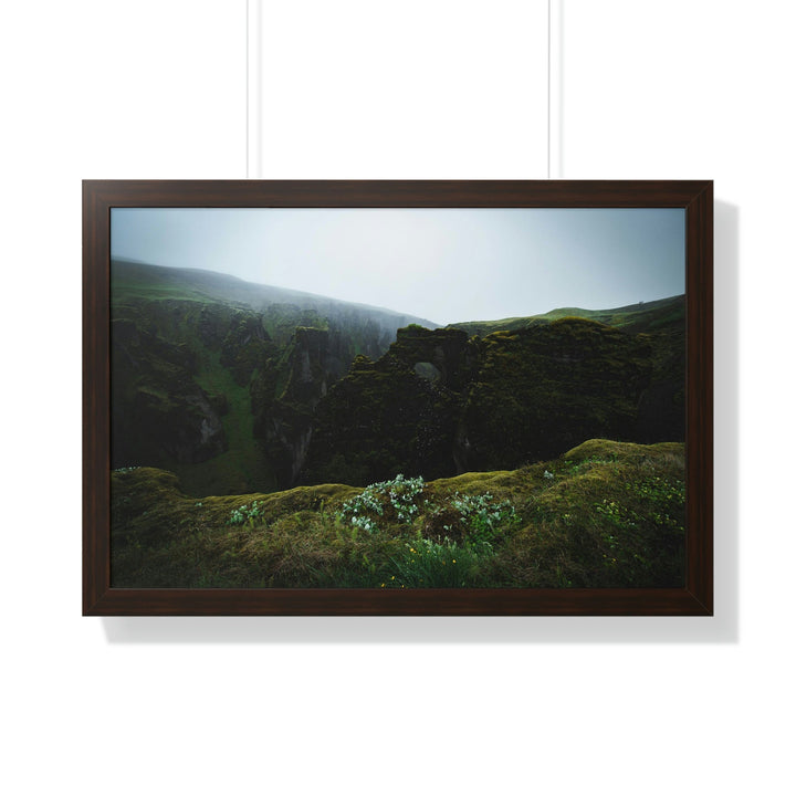 Mystical Canyon - Framed Print - Visiting This World