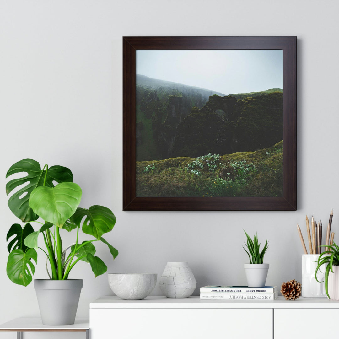 Mystical Canyon - Framed Print - Visiting This World