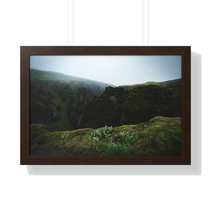 Mystical Canyon - Framed Print - Visiting This World