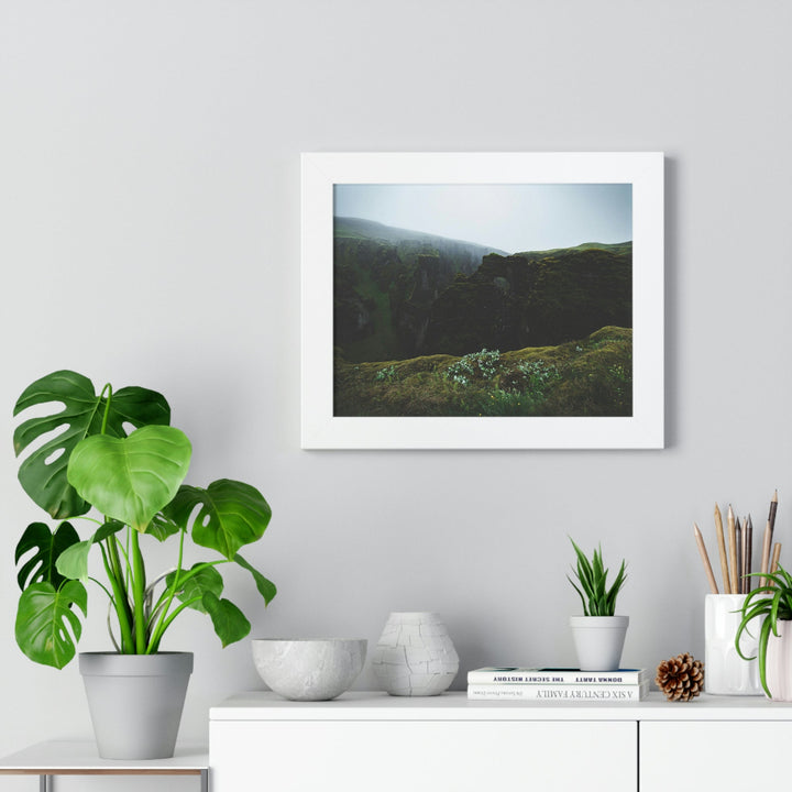 Mystical Canyon - Framed Print - Visiting This World