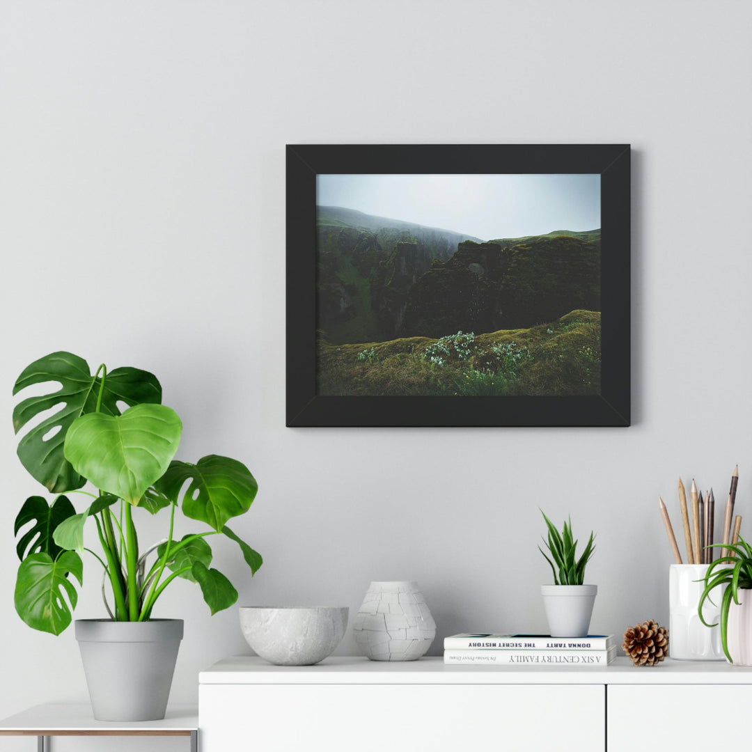 Mystical Canyon - Framed Print - Visiting This World