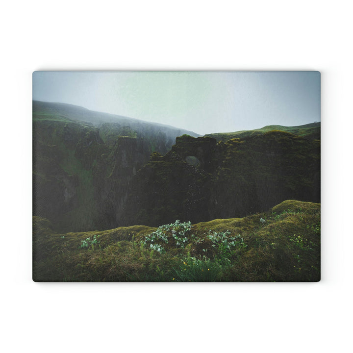 Mystical Canyon - Glass Cutting Board - Visiting This World