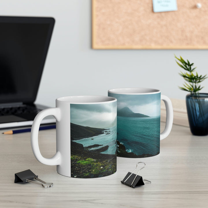 Mystical Mountain View - Ceramic Mug 11oz - Visiting This World