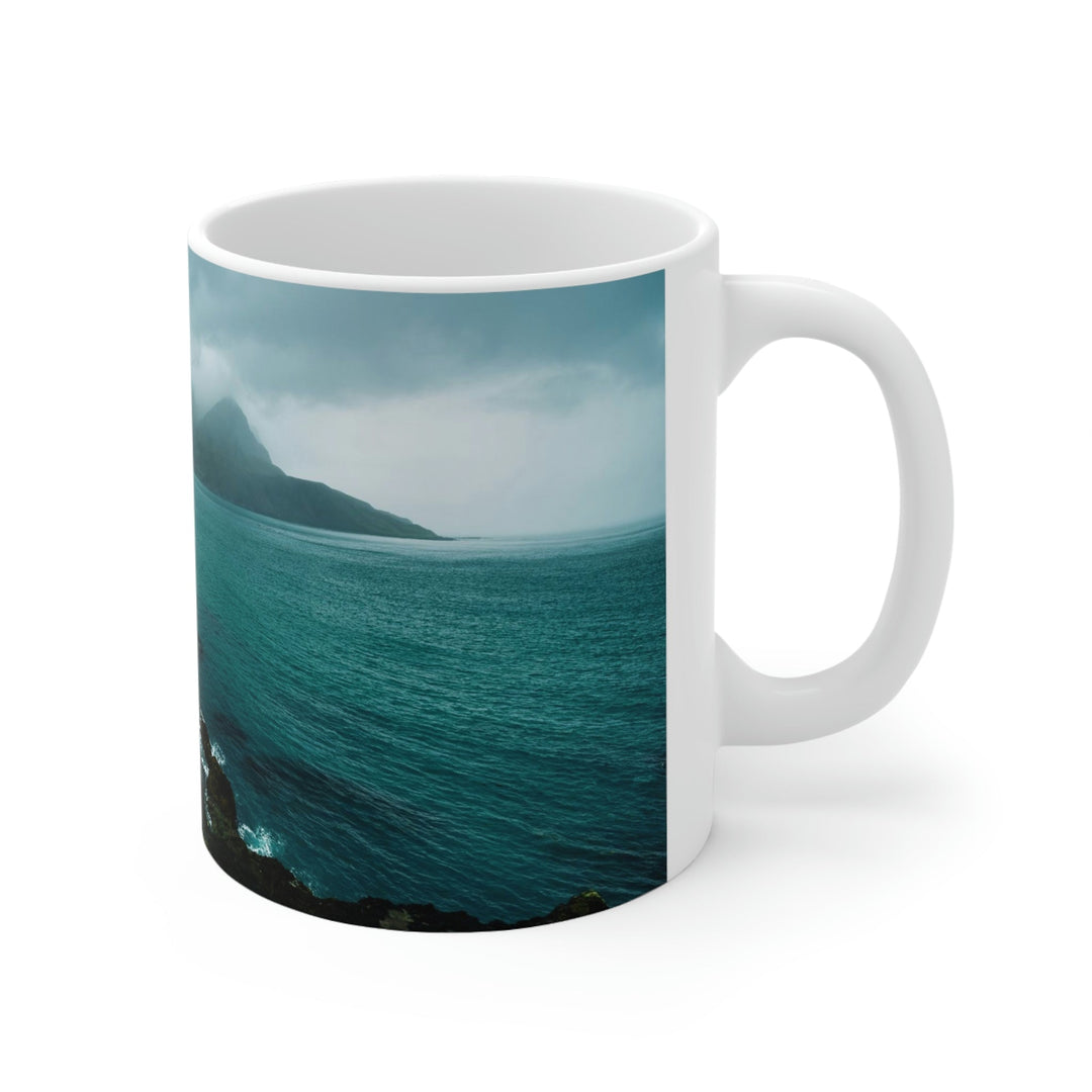 Mystical Mountain View - Ceramic Mug 11oz - Visiting This World