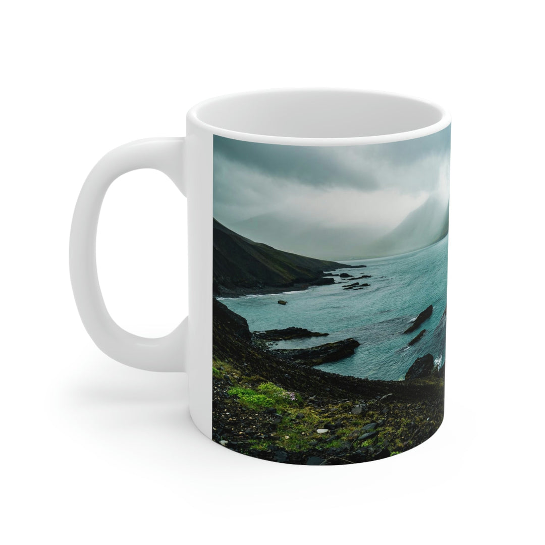 Mystical Mountain View - Ceramic Mug 11oz - Visiting This World