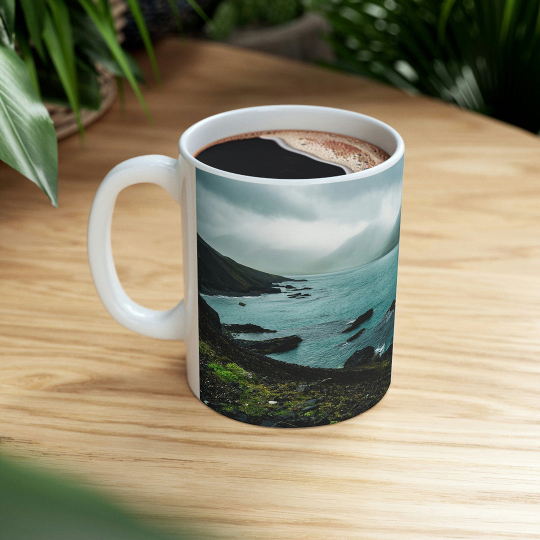 Mystical Mountain View - Ceramic Mug 11oz - Visiting This World