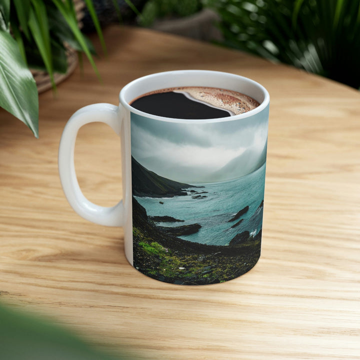 Mystical Mountain View - Ceramic Mug 11oz - Visiting This World