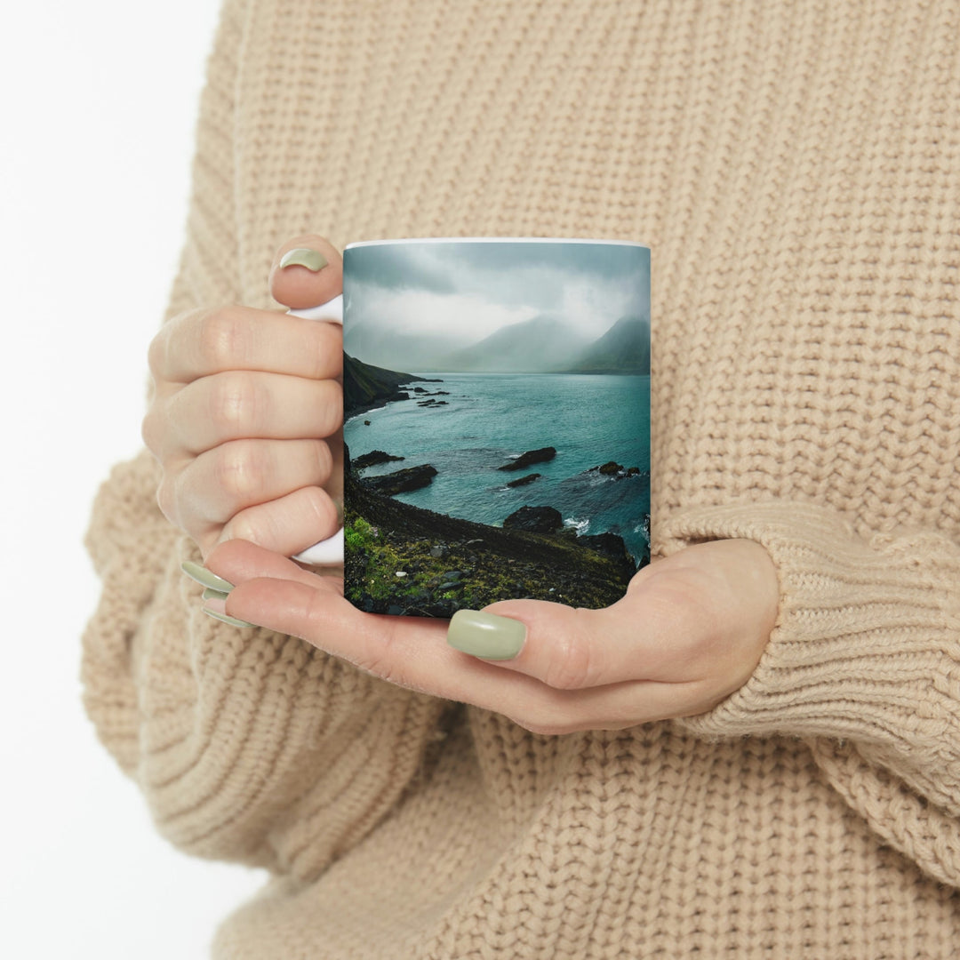 Mystical Mountain View - Ceramic Mug 11oz - Visiting This World