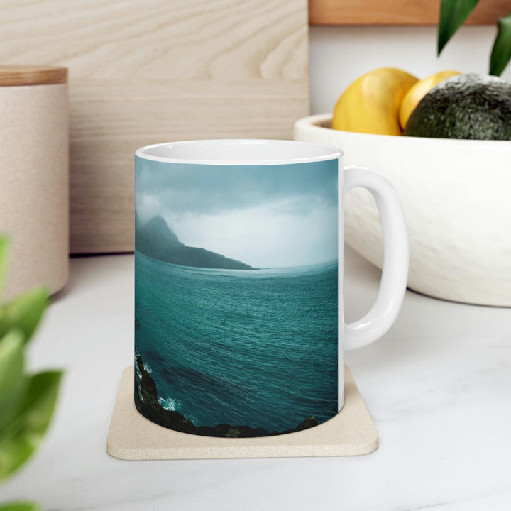 Mystical Mountain View - Ceramic Mug 11oz - Visiting This World