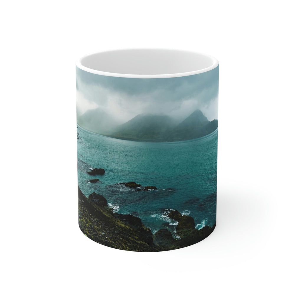 Mystical Mountain View - Ceramic Mug 11oz - Visiting This World