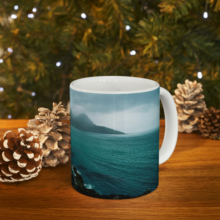 Mystical Mountain View - Ceramic Mug 11oz - Visiting This World