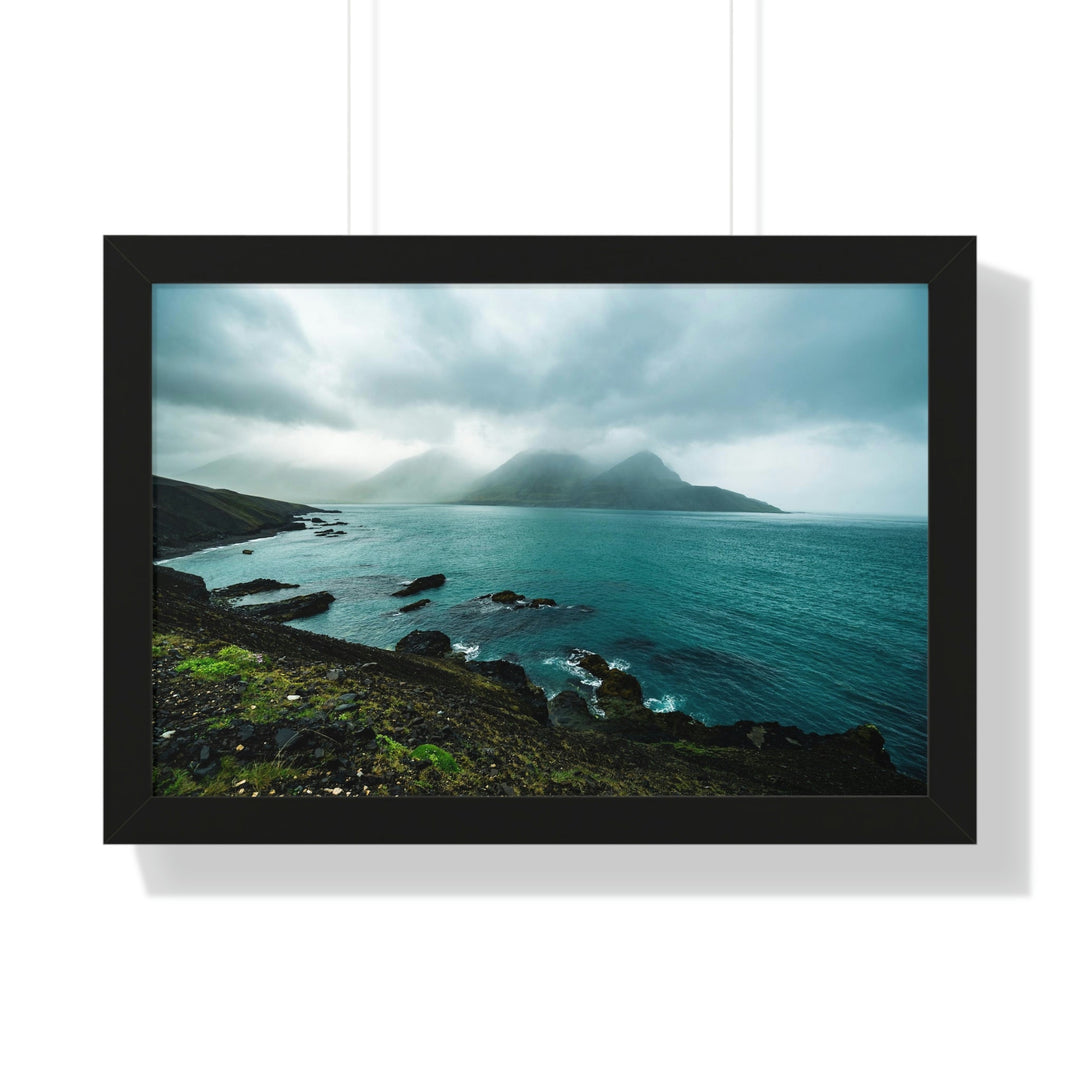 Mystical Mountain View - Framed Print - Visiting This World