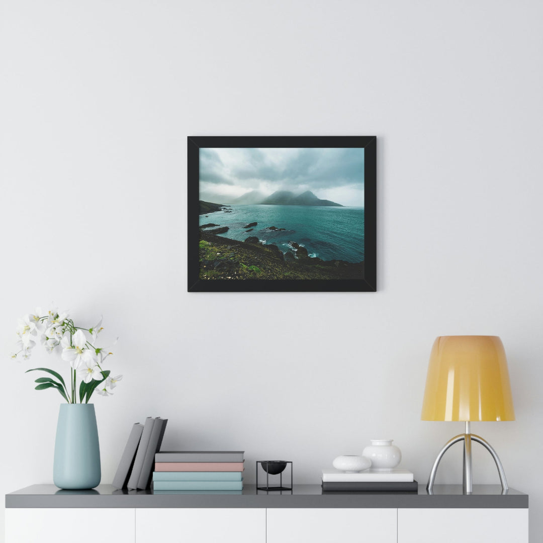 Mystical Mountain View - Framed Print - Visiting This World