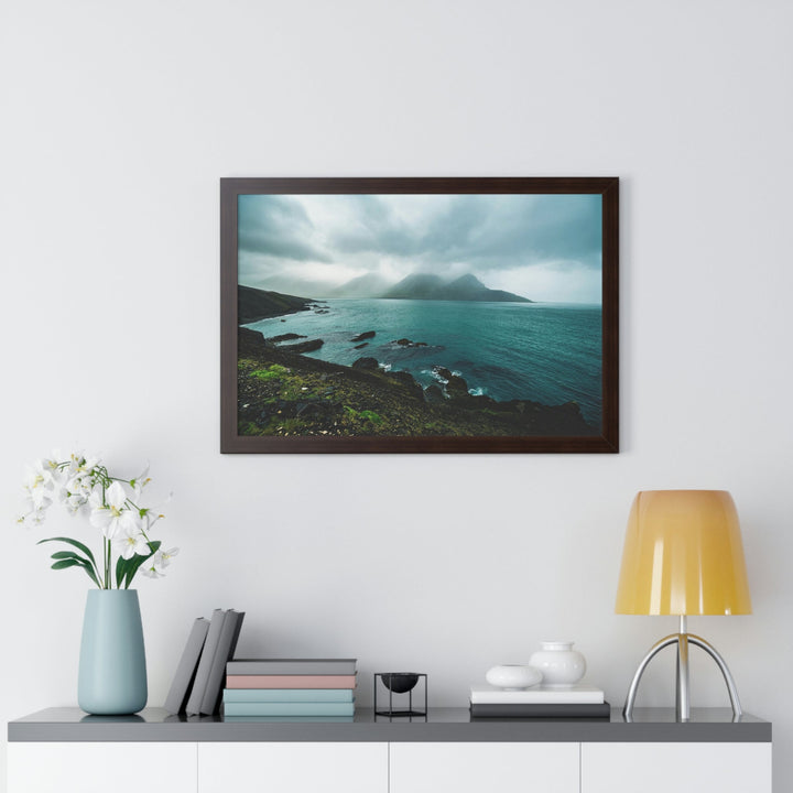 Mystical Mountain View - Framed Print - Visiting This World