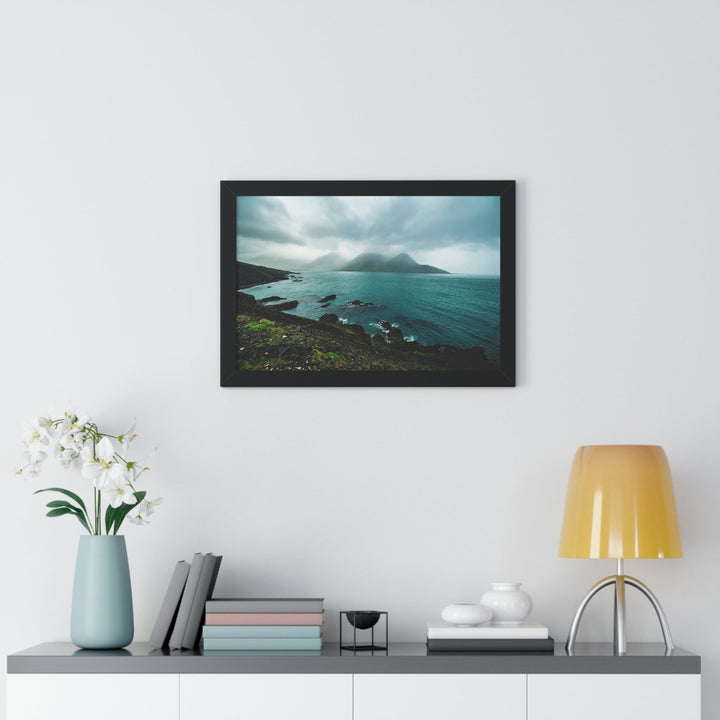 Mystical Mountain View - Framed Print - Visiting This World