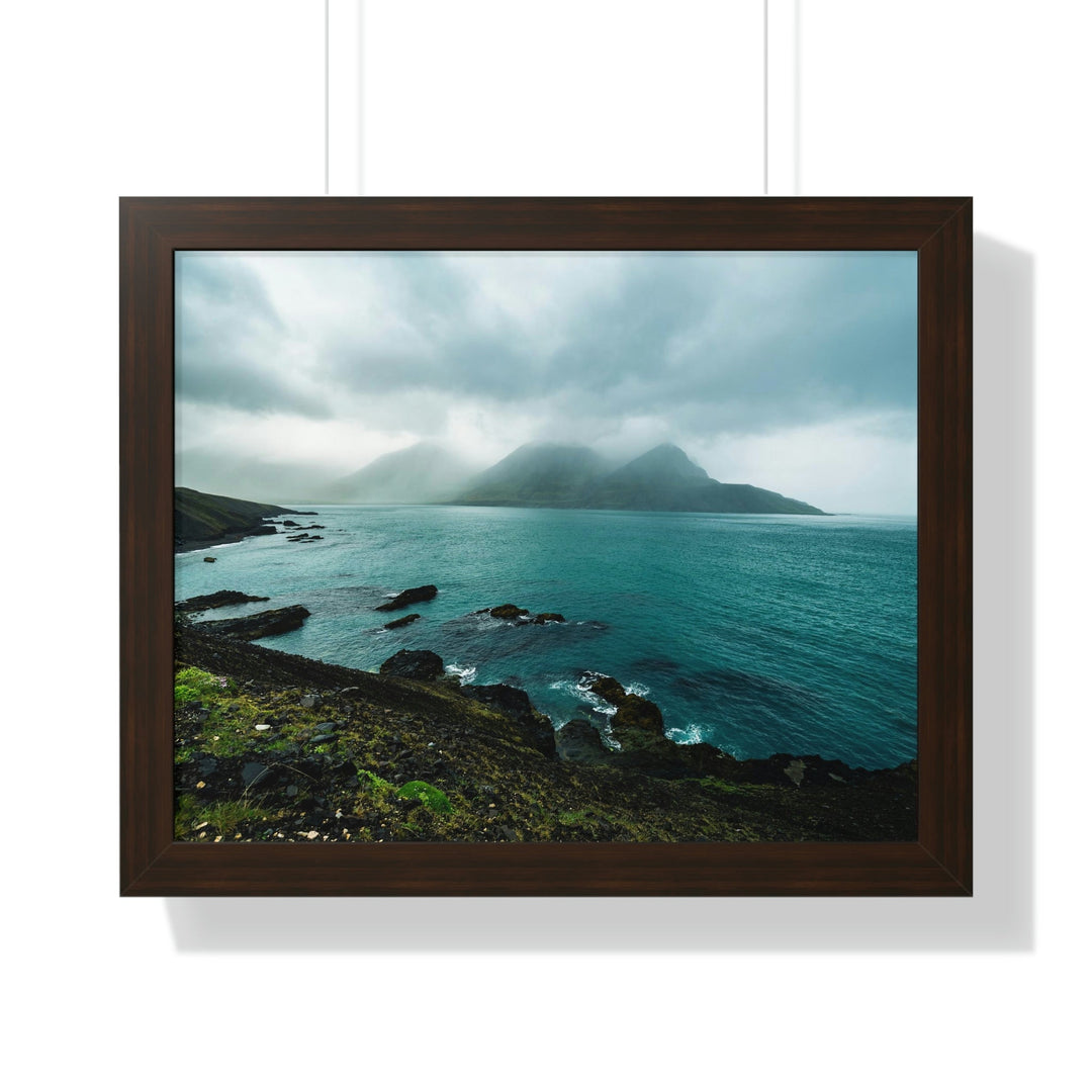 Mystical Mountain View - Framed Print - Visiting This World