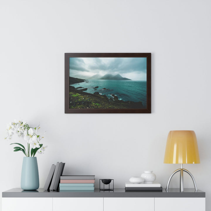 Mystical Mountain View - Framed Print - Visiting This World