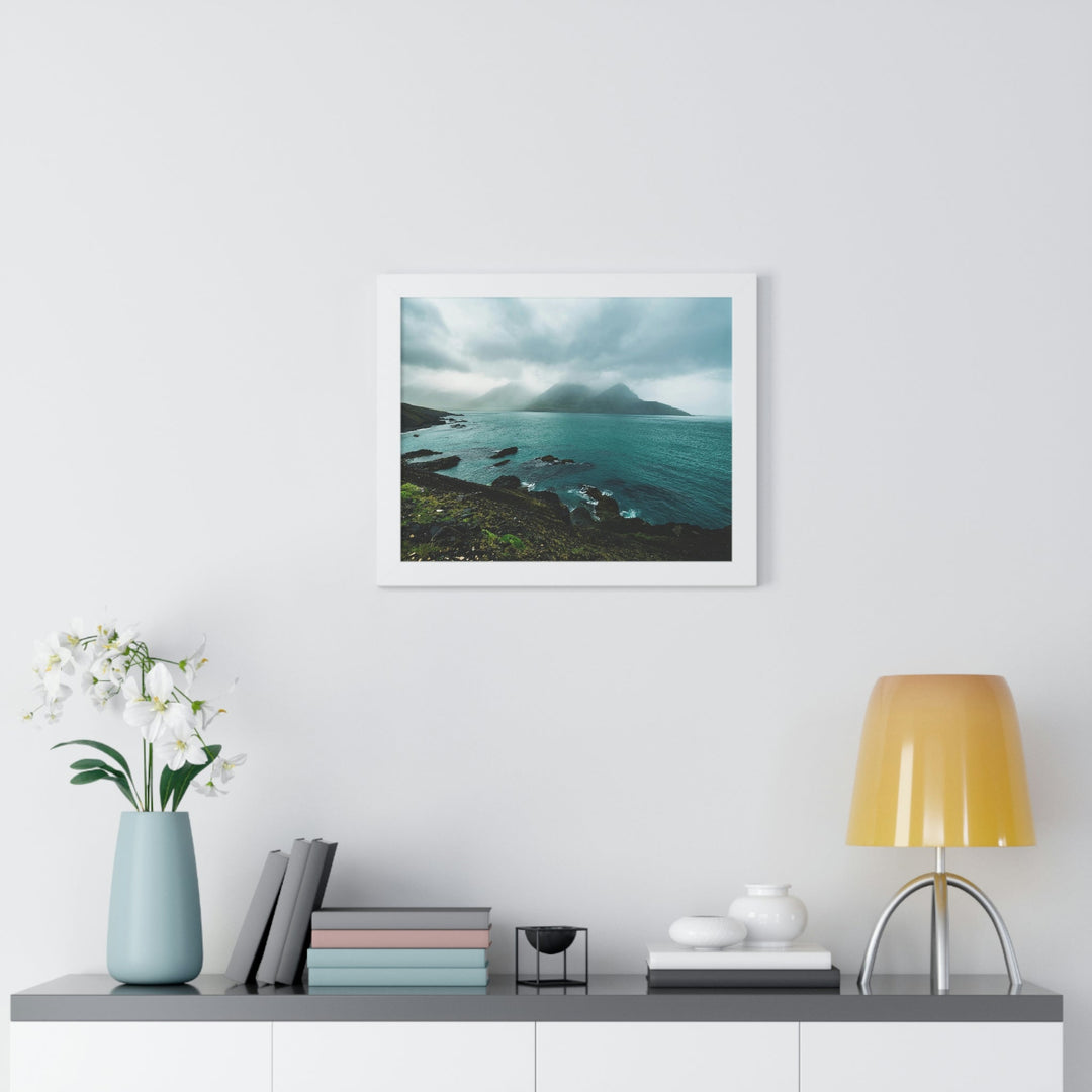 Mystical Mountain View - Framed Print - Visiting This World