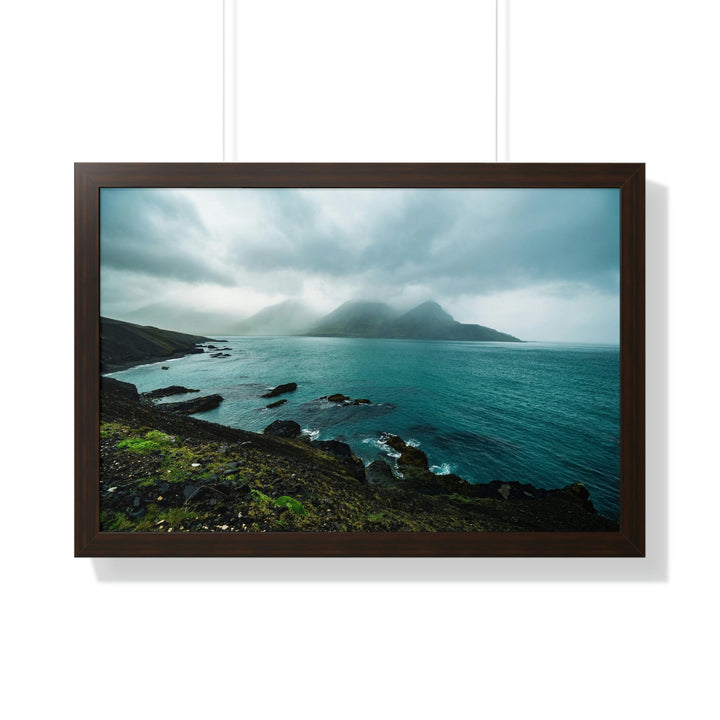 Mystical Mountain View - Framed Print - Visiting This World