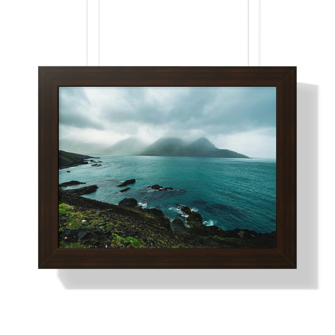 Mystical Mountain View - Framed Print - Visiting This World