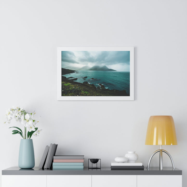 Mystical Mountain View - Framed Print - Visiting This World