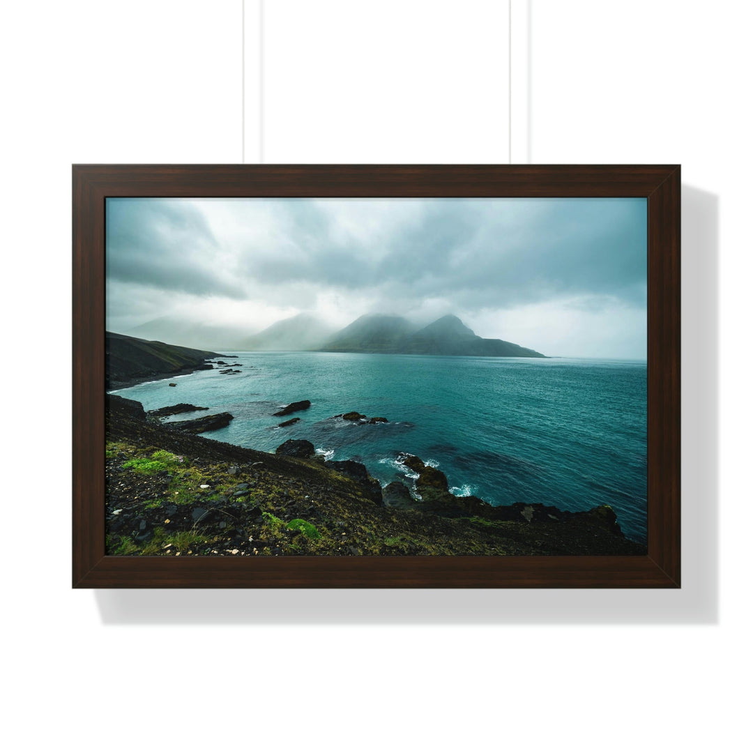 Mystical Mountain View - Framed Print - Visiting This World