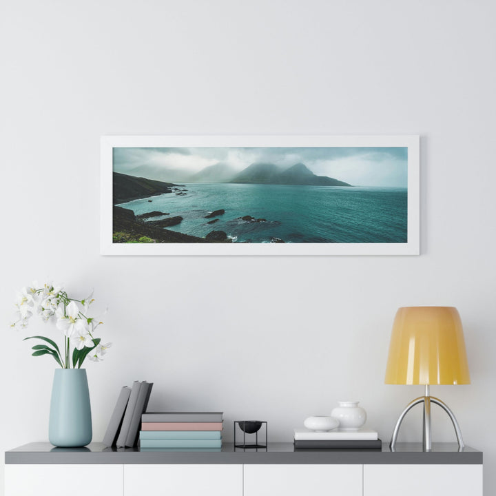 Mystical Mountain View - Framed Print - Visiting This World