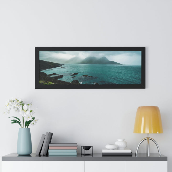 Mystical Mountain View - Framed Print - Visiting This World