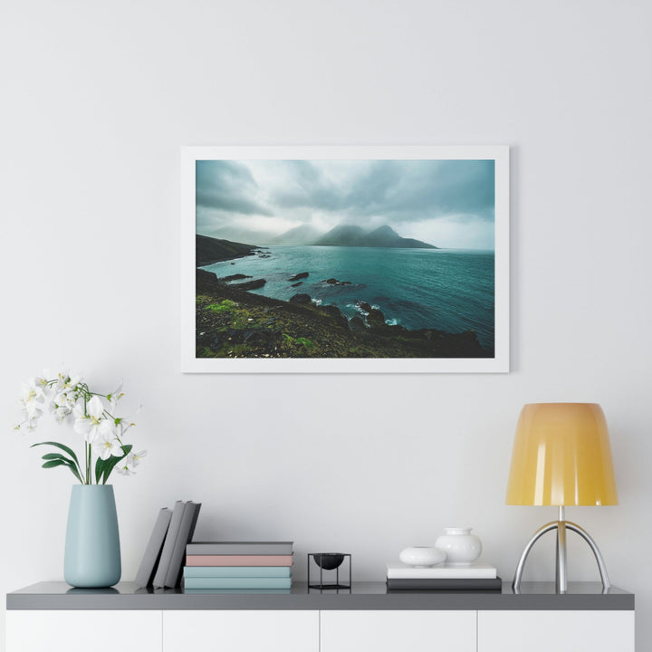 Mystical Mountain View - Framed Print - Visiting This World