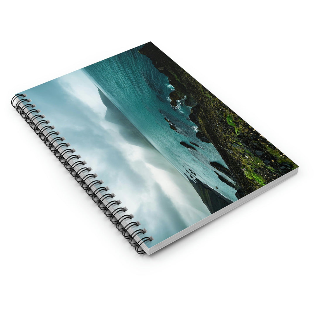 Mystical Mountain View - Spiral Ruled Line Notebook - Visiting This World