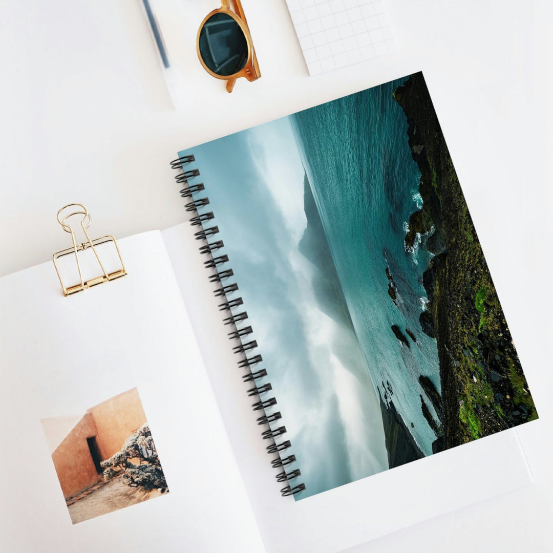 Mystical Mountain View - Spiral Ruled Line Notebook - Visiting This World