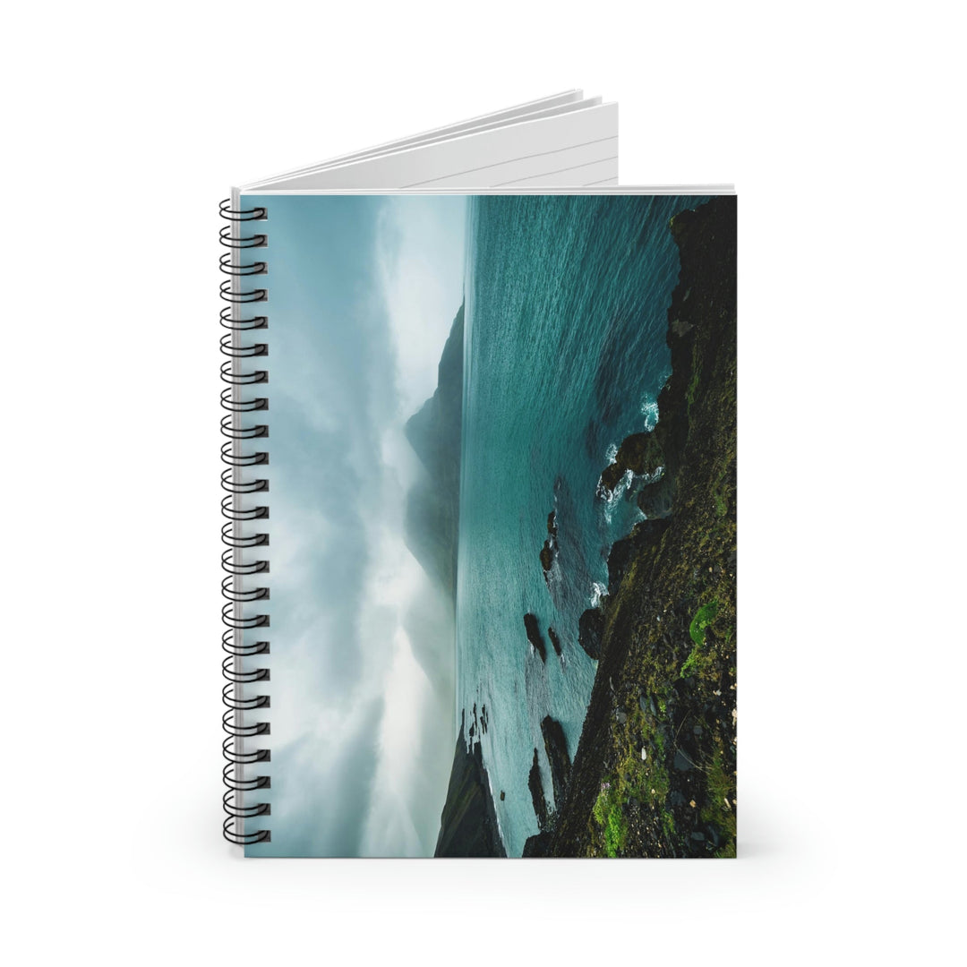 Mystical Mountain View - Spiral Ruled Line Notebook - Visiting This World