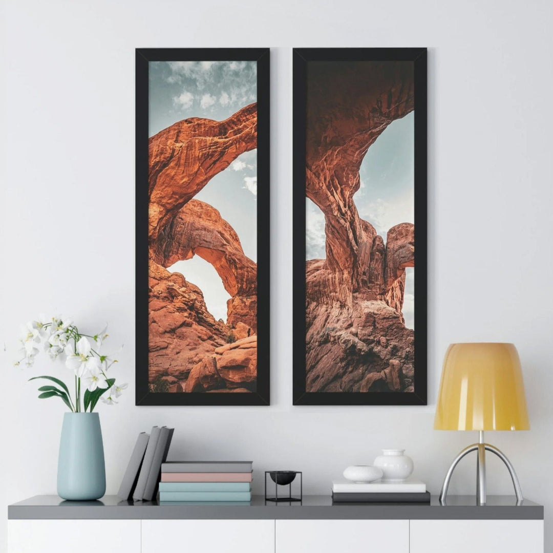 Natural Frames 12" x 36" Set of Two - Visiting This World