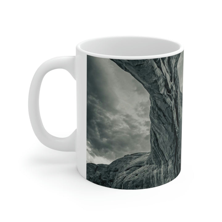 Natural Frames Part 1 in Black and White - Ceramic Mug 11oz - Visiting This World