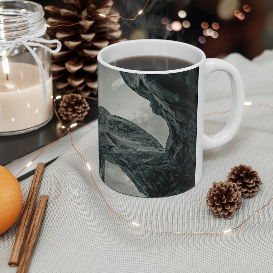 Natural Frames Part 1 in Black and White - Ceramic Mug 11oz - Visiting This World