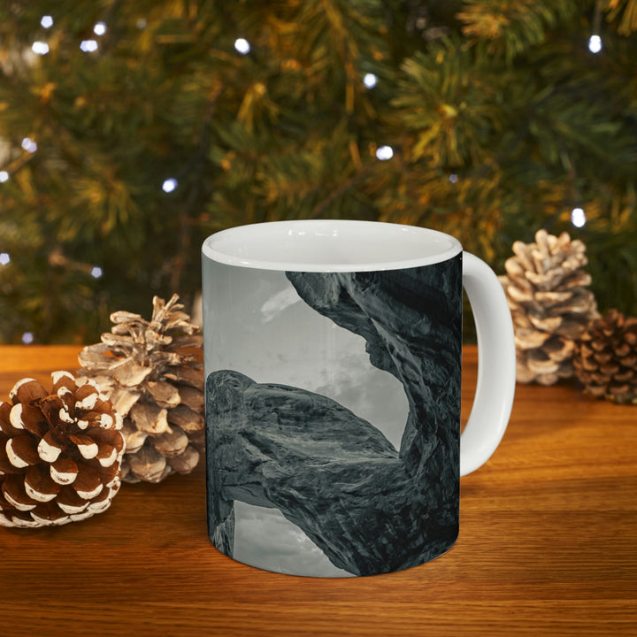 Natural Frames Part 1 in Black and White - Ceramic Mug 11oz - Visiting This World