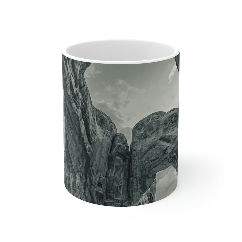 Natural Frames Part 1 in Black and White - Ceramic Mug 11oz - Visiting This World