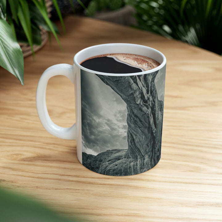 Natural Frames Part 1 in Black and White - Ceramic Mug 11oz - Visiting This World