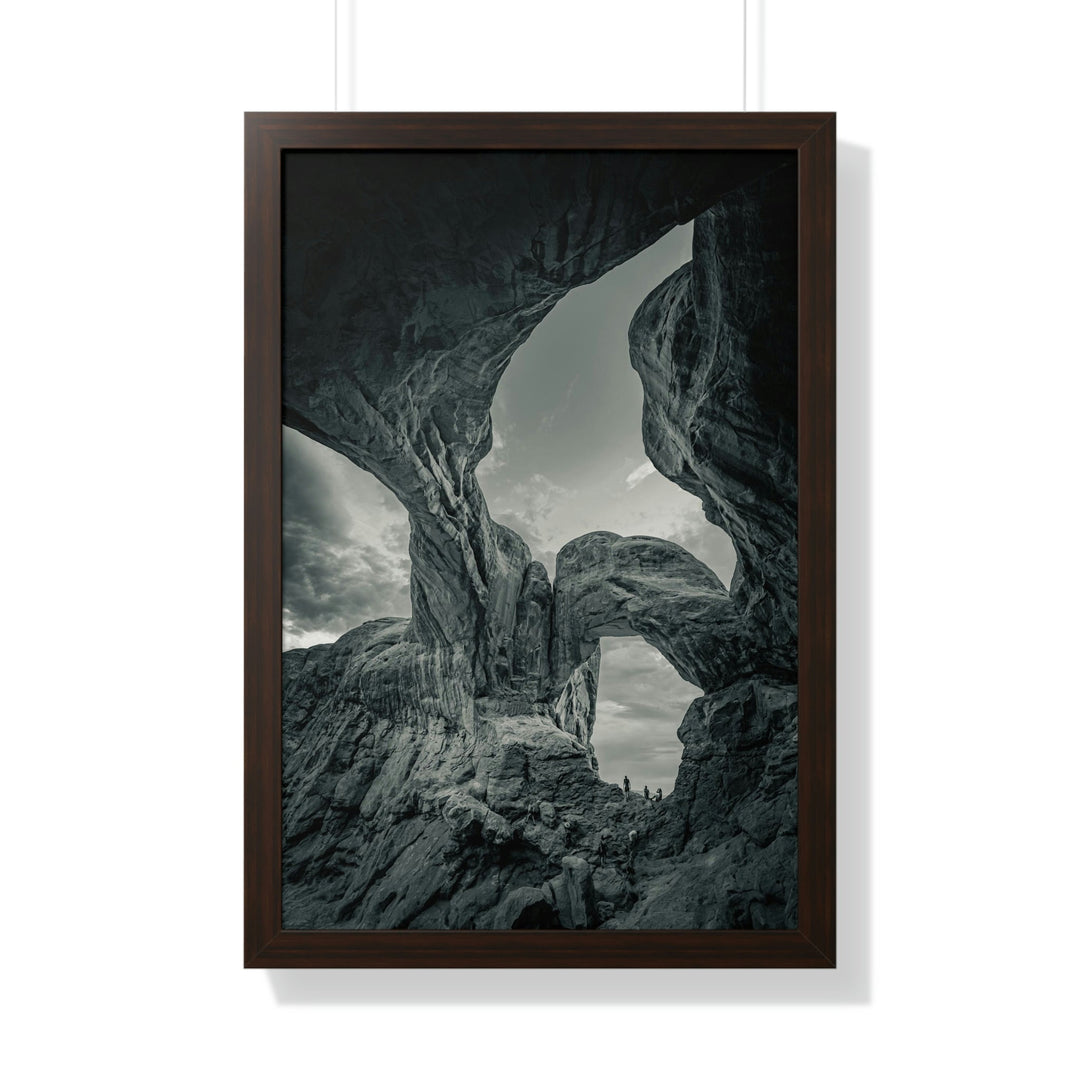 Natural Frames Part 1 in Black and White - Framed Print - Visiting This World