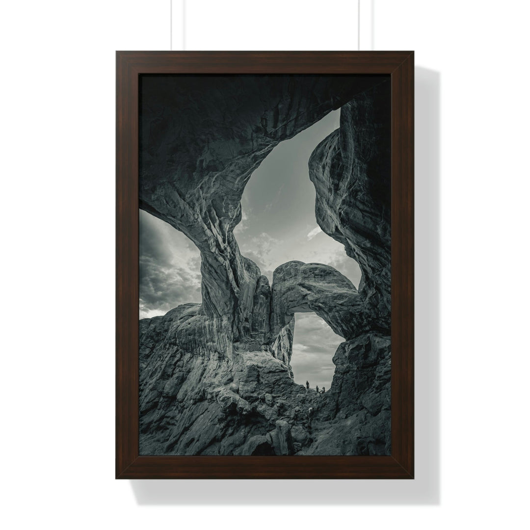 Natural Frames Part 1 in Black and White - Framed Print - Visiting This World