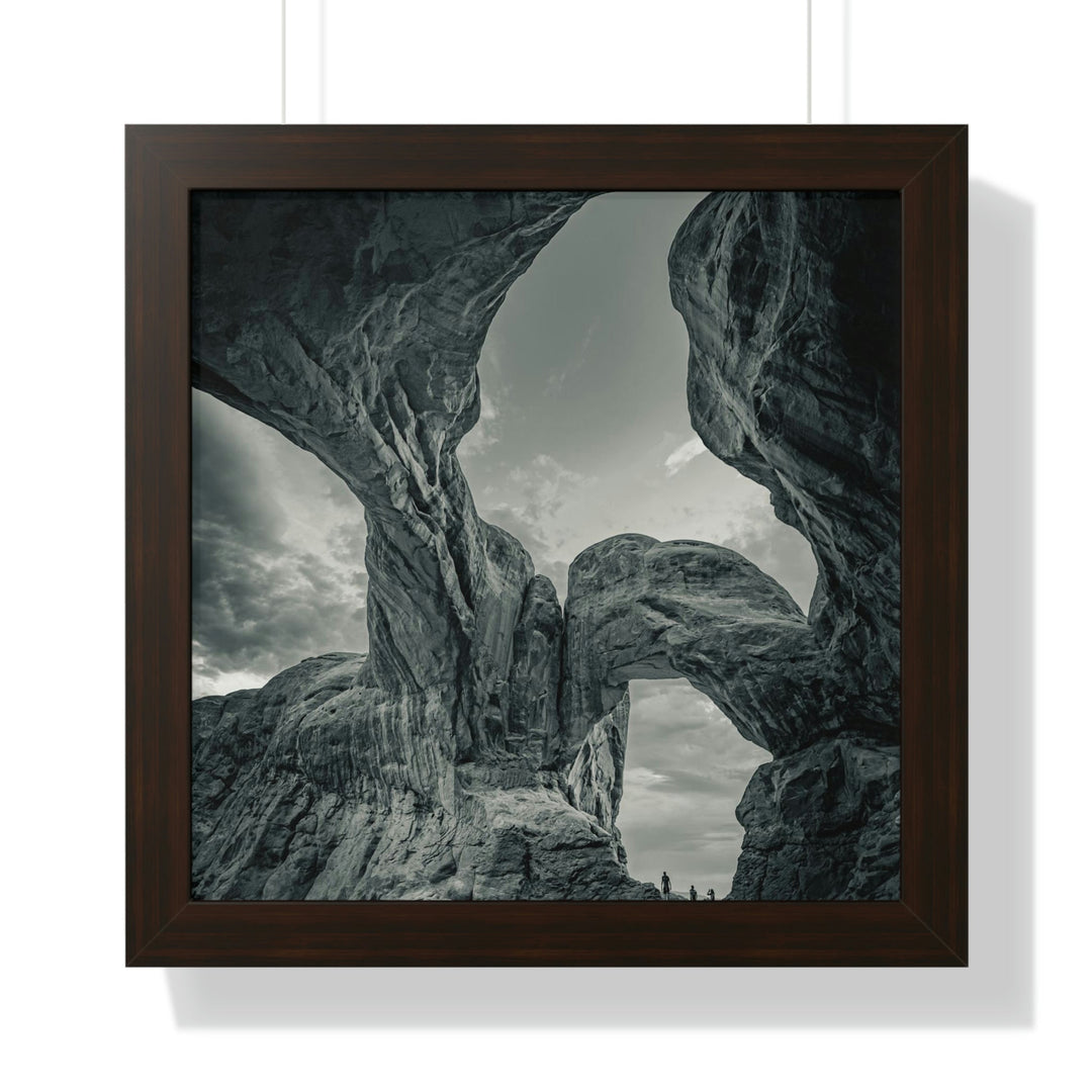 Natural Frames Part 1 in Black and White - Framed Print - Visiting This World